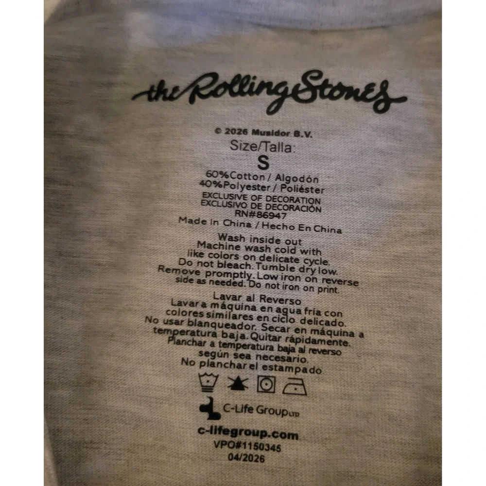 Rolling Stones Voodoo Lounge Live '94 Graphic T-Shirt, Size S